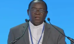 Bishop Matthew Hassan Kukah of Sokoto addresses a dinner of ADF International, "The Crisis of Religious Freedom in Nigeria," at the 2021 International Religious Freedom Summit in Washington, D.C. International Religious Freedom Summit 2021